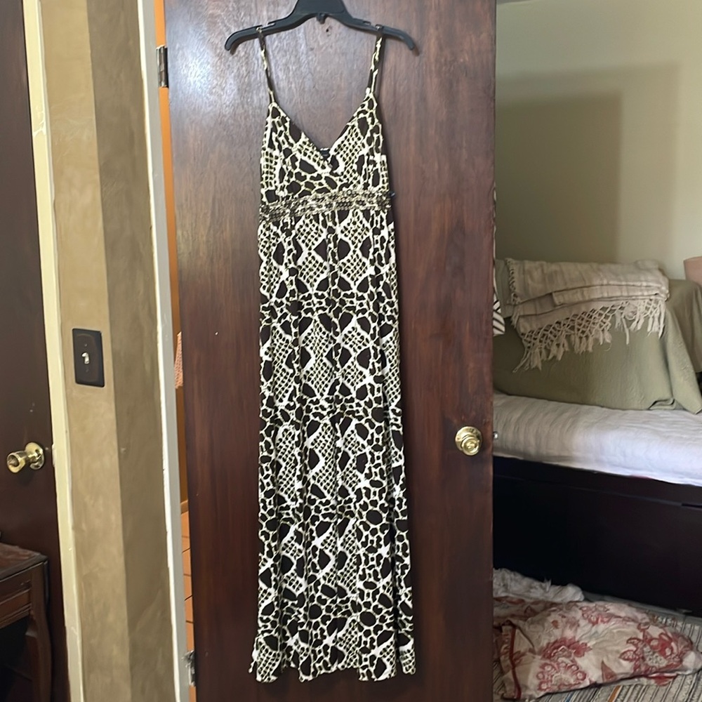 Animal print maxi dress by international concepts